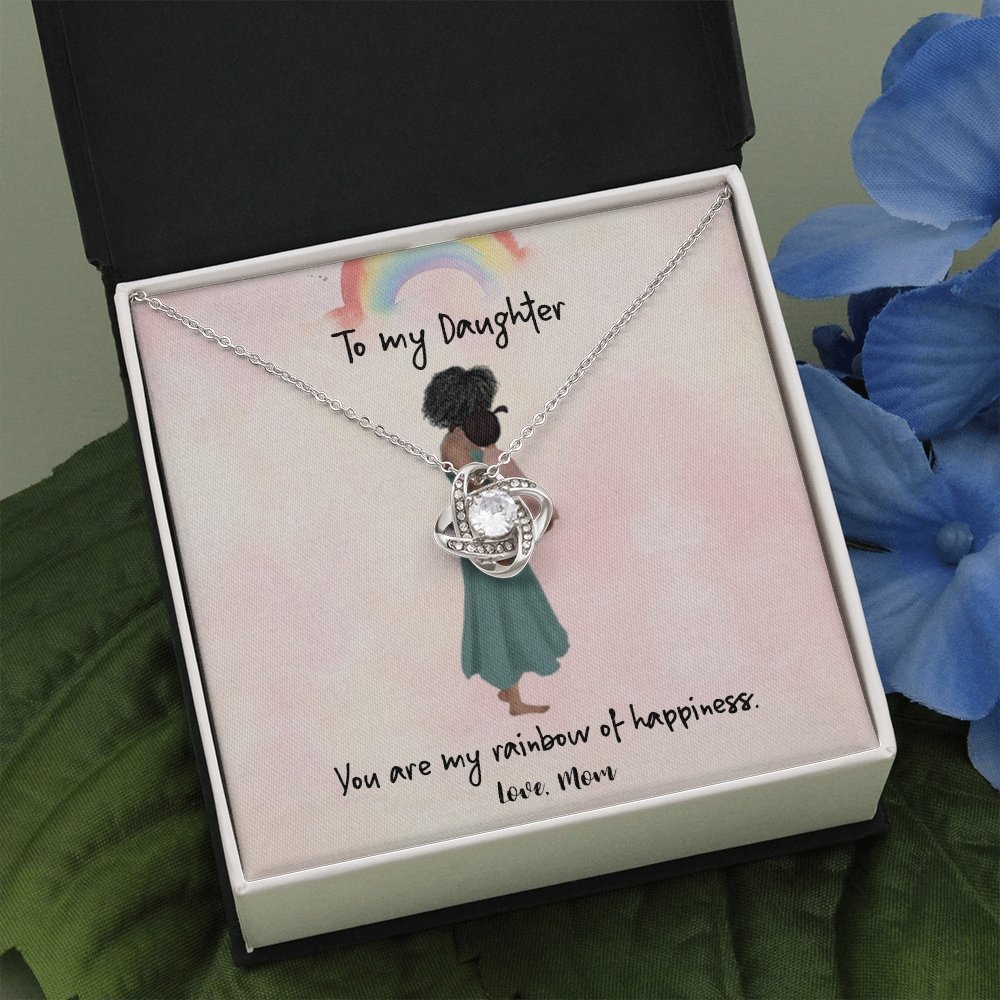 To My Daughter | My Rainbow Of Happiness 🌈✨ | Jewelry | C30011TG, C30011TR, lx-C30011, PB23-WOOD, PROD-1859892, PT-922, TNM-1, USER-43062 | TageUnlimited