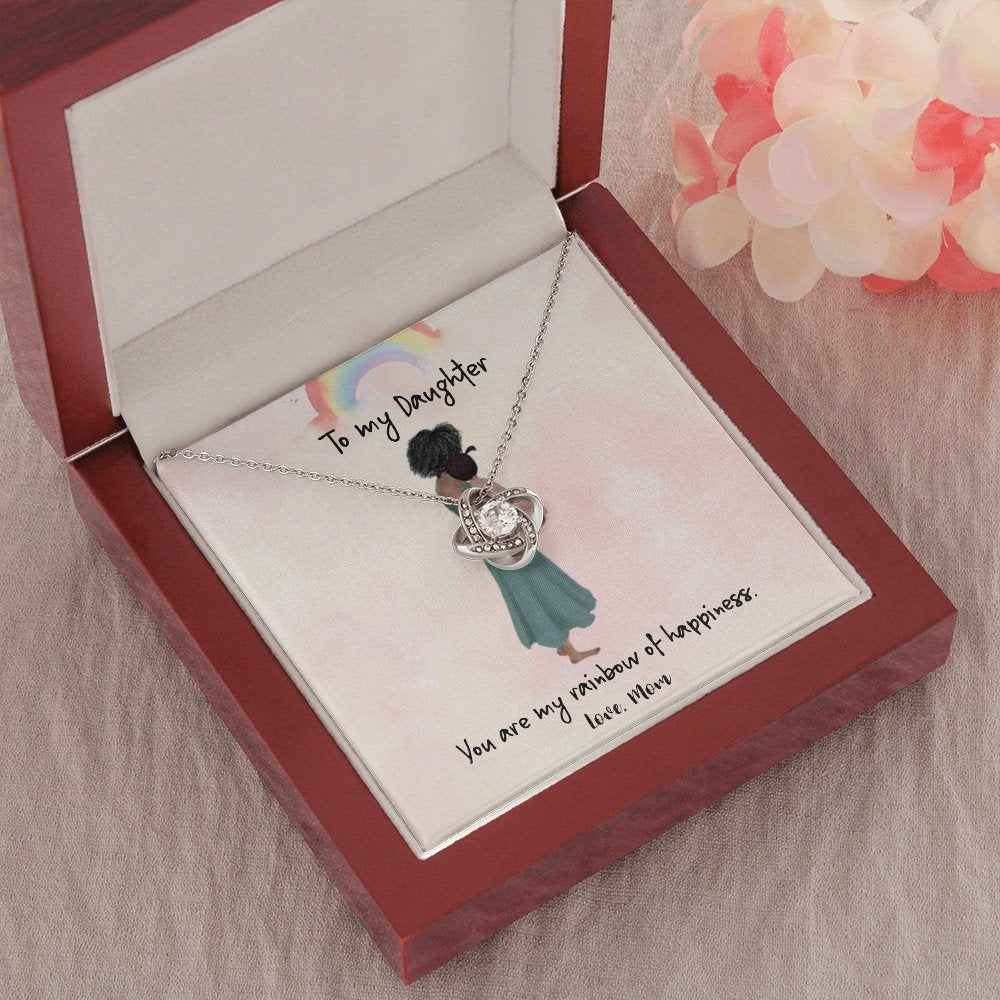 To My Daughter | My Rainbow Of Happiness 🌈✨ | Jewelry | C30011TG, C30011TR, lx-C30011, PB23-WOOD, PROD-1859892, PT-922, TNM-1, USER-43062 | TageUnlimited
