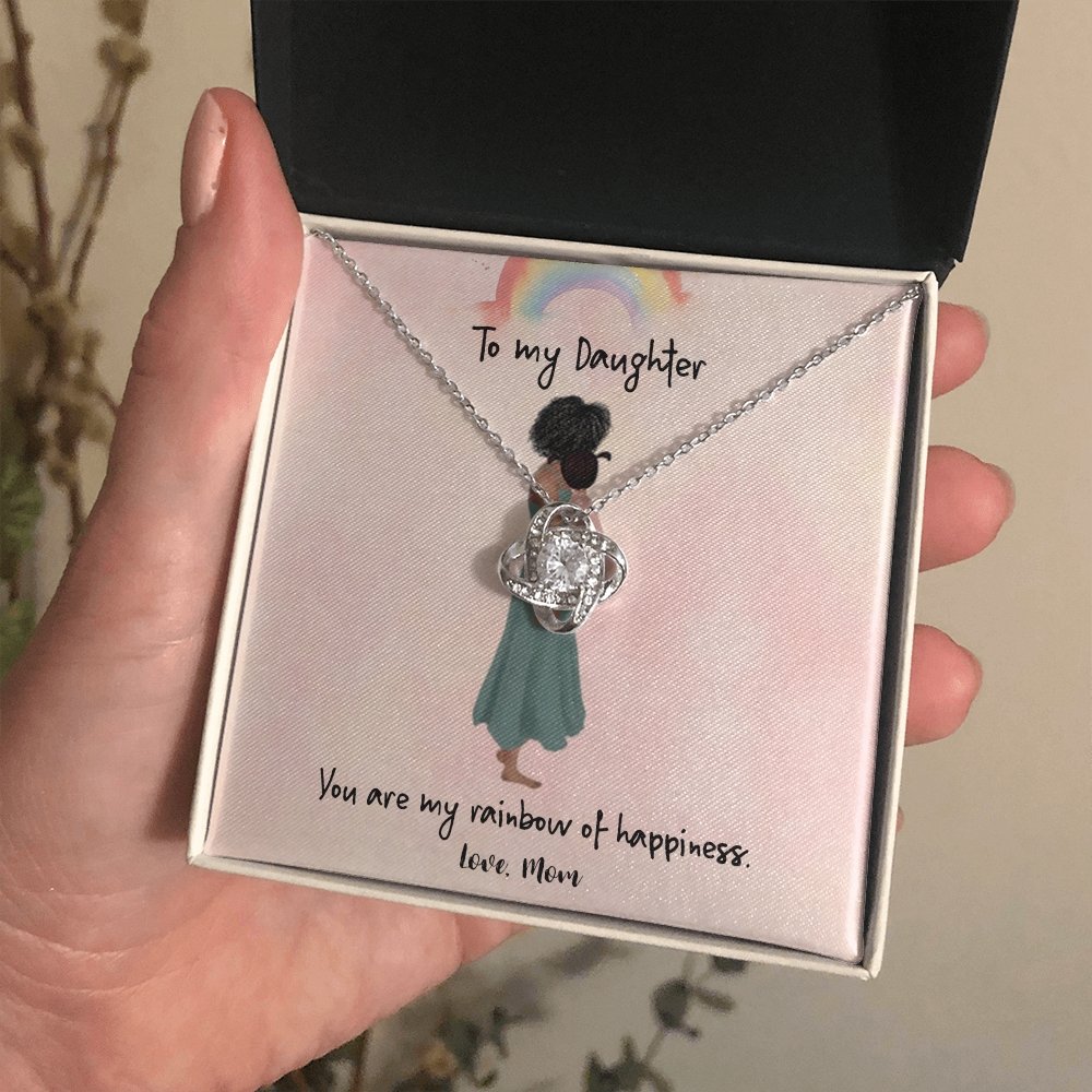 To My Daughter | My Rainbow Of Happiness 🌈✨ | Jewelry | C30011TG, C30011TR, lx-C30011, PB23-WOOD, PROD-1859892, PT-922, TNM-1, USER-43062 | TageUnlimited