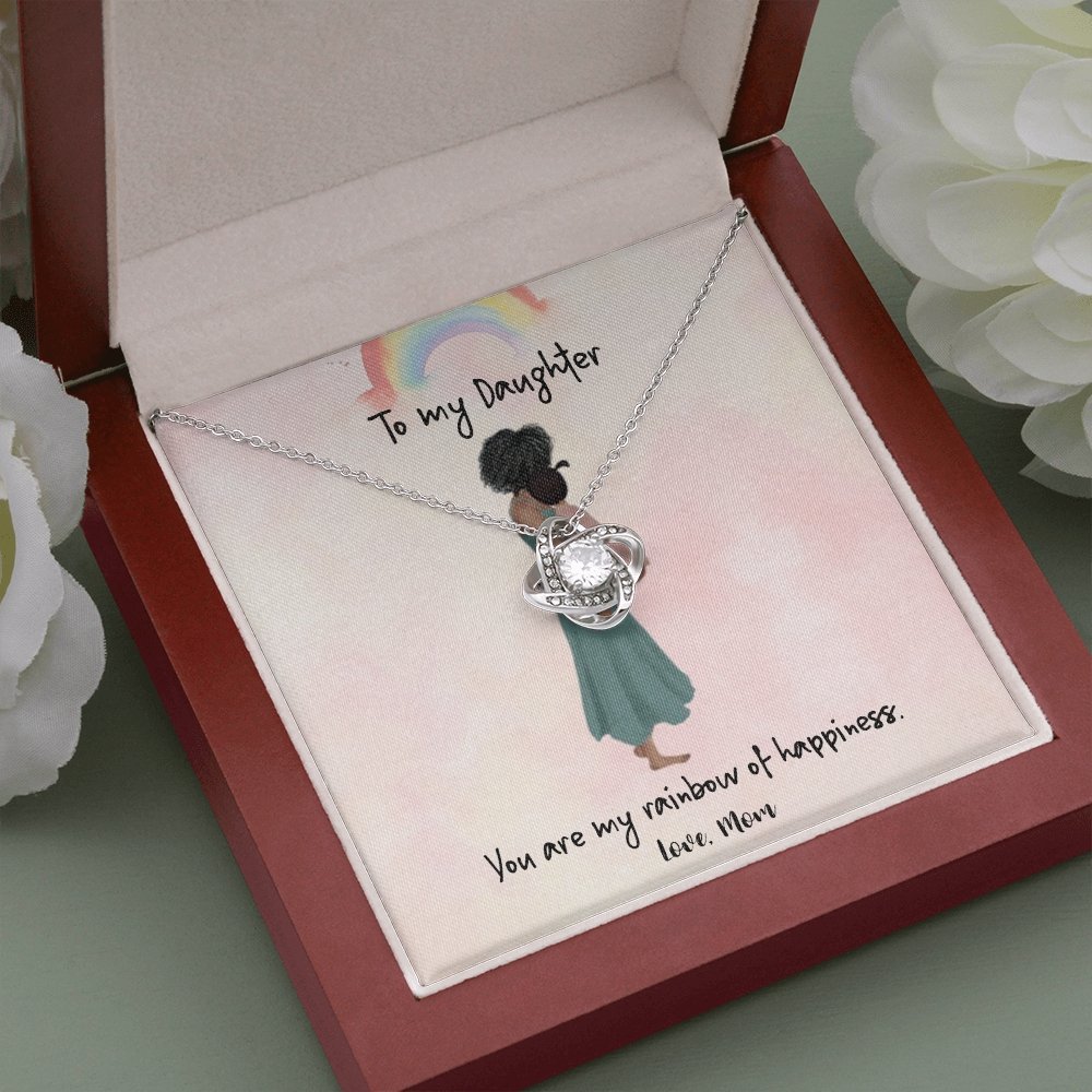 To My Daughter | My Rainbow Of Happiness 🌈✨ | Jewelry | C30011TG, C30011TR, lx-C30011, PB23-WOOD, PROD-1859892, PT-922, TNM-1, USER-43062 | TageUnlimited