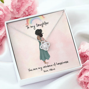 To My Daughter | My Rainbow Of Happiness 🌈✨ | Jewelry | C30011TG, C30011TR, lx-C30011, PB23-WOOD, PROD-1859892, PT-922, TNM-1, USER-43062 | TageUnlimited