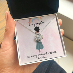 To My Daughter | My Rainbow Of Happiness 🌈✨ | Jewelry | C30011TG, C30011TR, lx-C30011, PB23-WOOD, PROD-1859892, PT-922, TNM-1, USER-43062 | TageUnlimited