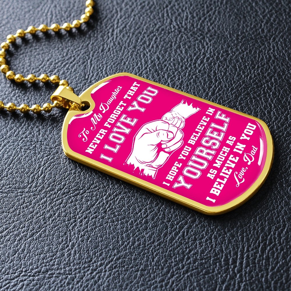 To My Daughter | Never Forget 💕 | Jewelry | A1014T, A1014TG, G007T, G007TG, lx-G007, PROD-1941900, PT-133, TNM-1, USER-43062 | TageUnlimited