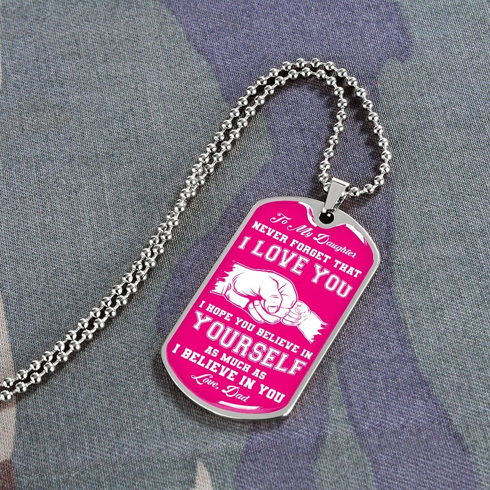 To My Daughter | Never Forget 💕 | Jewelry | A1014T, A1014TG, G007T, G007TG, lx-G007, PROD-1941900, PT-133, TNM-1, USER-43062 | TageUnlimited