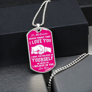 To My Daughter | Never Forget 💕 | Jewelry | A1014T, A1014TG, G007T, G007TG, lx-G007, PROD-1941900, PT-133, TNM-1, USER-43062 | TageUnlimited