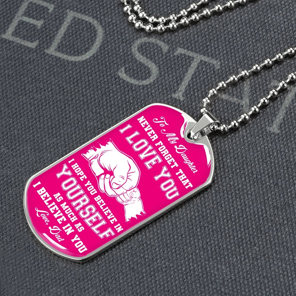 To My Daughter | Never Forget 💕 | Jewelry | A1014T, A1014TG, G007T, G007TG, lx-G007, PROD-1941900, PT-133, TNM-1, USER-43062 | TageUnlimited