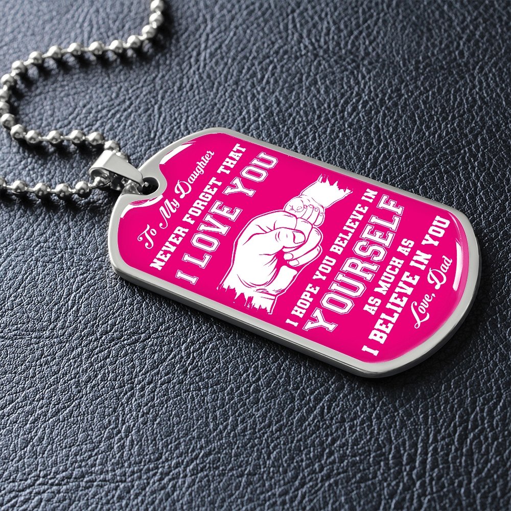 To My Daughter | Never Forget 💕 | Jewelry | A1014T, A1014TG, G007T, G007TG, lx-G007, PROD-1941900, PT-133, TNM-1, USER-43062 | TageUnlimited