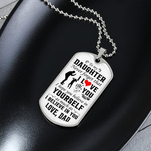 To My Daughter | Never Forget That I Love You ❤️ | Jewelry | A1014T, A1014TG, G007T, G007TG, lx-G007, PROD-1942846, PT-133, TNM-1, USER-43062 | TageUnlimited