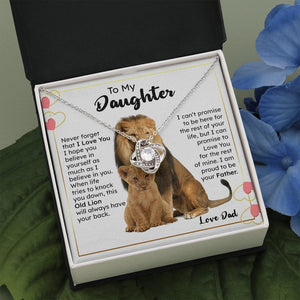 To My Daughter | Proud to be your Father💓💎 | Jewelry | C30011TG, C30011TR, lx-C30011, PB23-WOOD, PROD-1750873, PT-922, TNM-1, USER-43062 | TageUnlimited