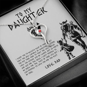 To My Daughter | The Love Of My Life 💖🔥 | Jewelry | C31398T, lx-C31398, PB23-WOOD, PROD-1600378, PT-932, TNM-1, USER-43062 | TageUnlimited