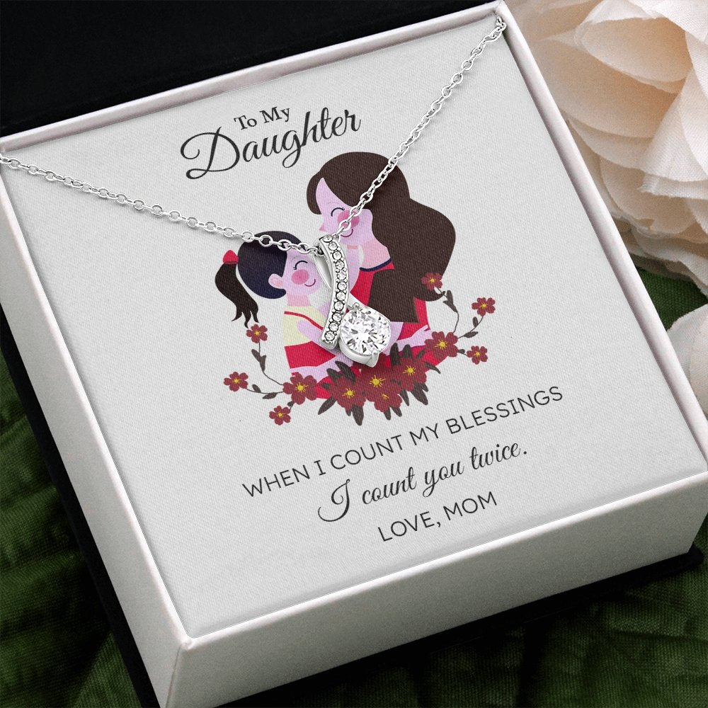 To My Daughter | When I Count My Blessings 💖✨ | Jewelry | C30084TG, C30084TR, lx-C30084, PB23-WOOD, PROD-1868553, PT-930, TNM-1, USER-43062 | TageUnlimited