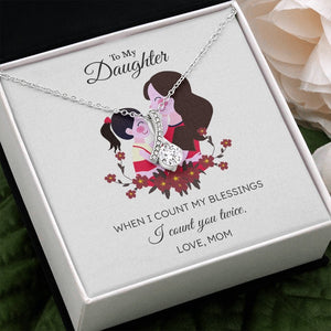 To My Daughter | When I Count My Blessings 💖✨ | Jewelry | C30084TG, C30084TR, lx-C30084, PB23-WOOD, PROD-1868553, PT-930, TNM-1, USER-43062 | TageUnlimited