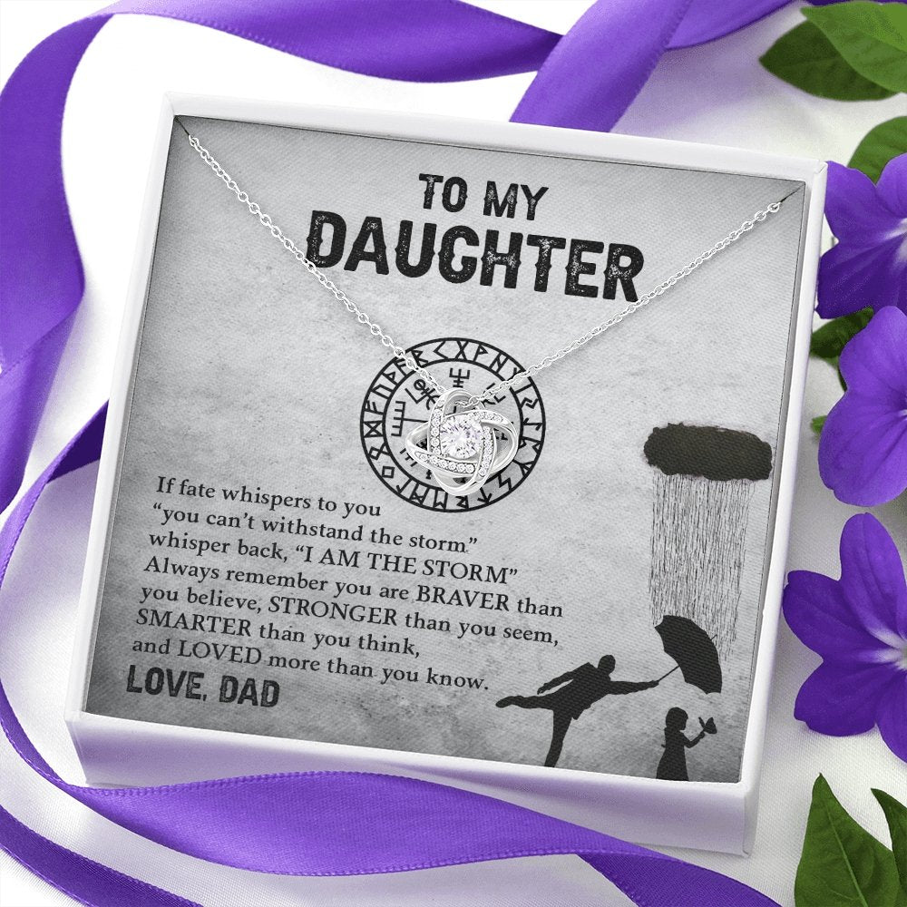 To My Daughter | You Are Braver Than You Believe ❤️💎 | Jewelry | C30011TG, C30011TR, lx-C30011, PB23-WOOD, PROD-1844805, PT-922, TNM-1, USER-43062 | TageUnlimited