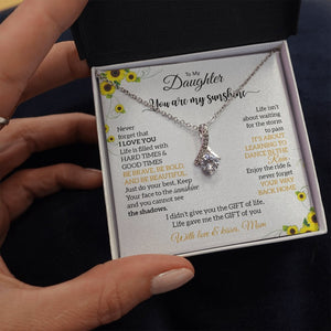 To My Daughter | You Are My Sunshine 💛🌻 | Jewelry | C30084TG, C30084TR, lx-C30084, PB23-WOOD, PROD-1879794, PT-930, TNM-1, USER-43062 | TageUnlimited