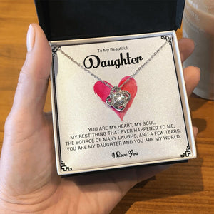 To My Daughter | You Are My World ❤️🌎 | Jewelry | C30011TG, C30011TR, lx-C30011, PB23-WOOD, PROD-1897901, PT-922, TNM-1, USER-43062 | TageUnlimited