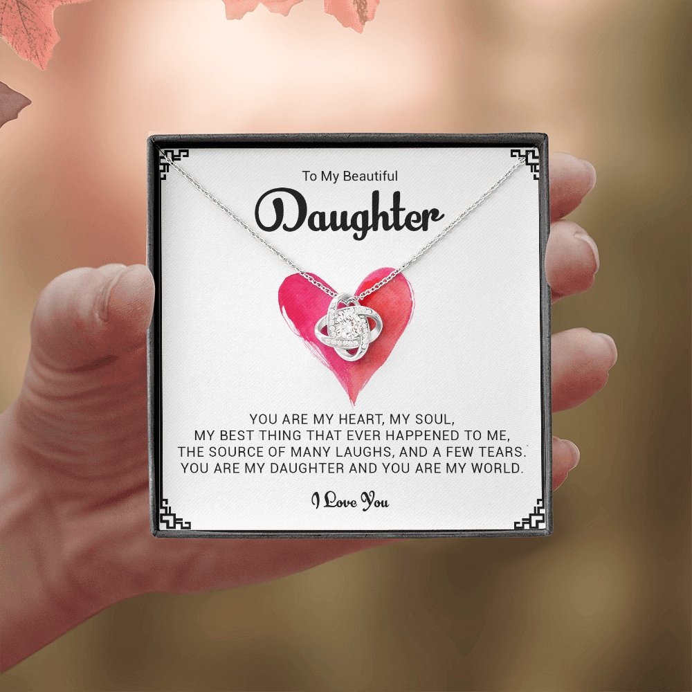 To My Daughter | You Are My World ❤️🌎 | Jewelry | C30011TG, C30011TR, lx-C30011, PB23-WOOD, PROD-1897901, PT-922, TNM-1, USER-43062 | TageUnlimited