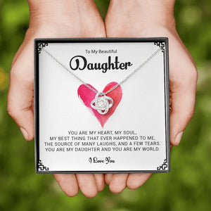 To My Daughter | You Are My World ❤️🌎 | Jewelry | C30011TG, C30011TR, lx-C30011, PB23-WOOD, PROD-1897901, PT-922, TNM-1, USER-43062 | TageUnlimited