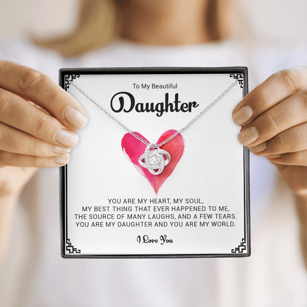 To My Daughter | You Are My World ❤️🌎 | Jewelry | C30011TG, C30011TR, lx-C30011, PB23-WOOD, PROD-1897901, PT-922, TNM-1, USER-43062 | TageUnlimited