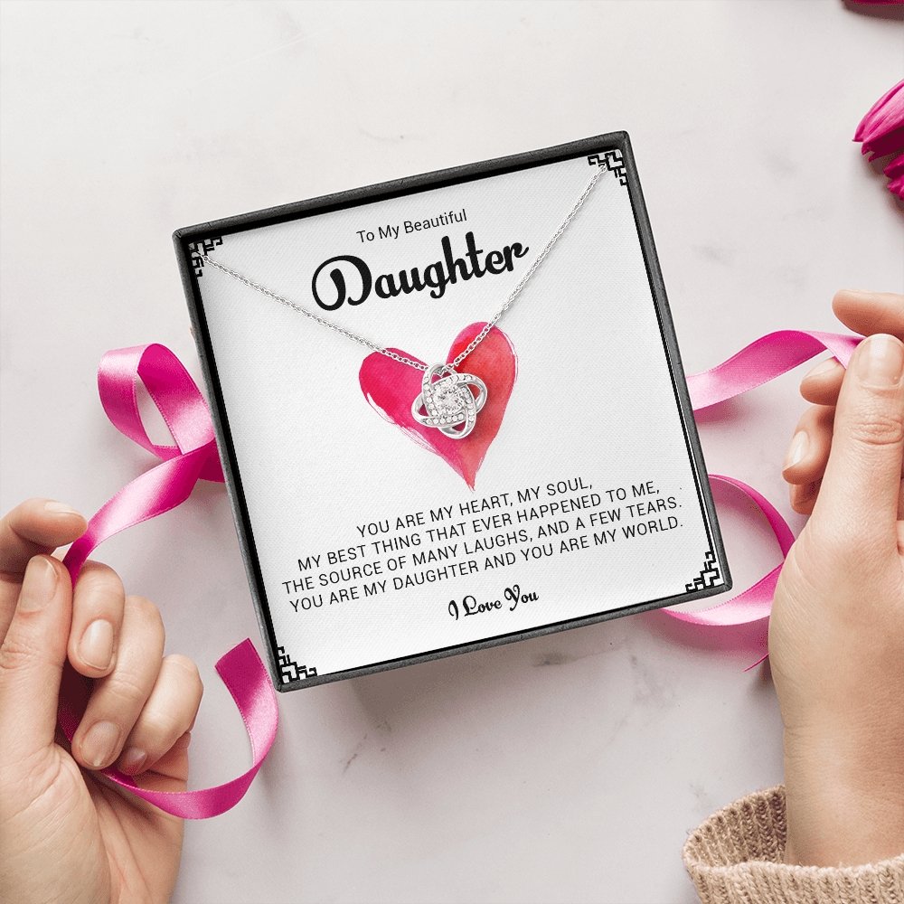 To My Daughter | You Are My World ❤️🌎 | Jewelry | C30011TG, C30011TR, lx-C30011, PB23-WOOD, PROD-1897901, PT-922, TNM-1, USER-43062 | TageUnlimited
