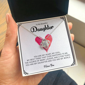 To My Daughter | You Are My World ❤️🌎 | Jewelry | C30011TG, C30011TR, lx-C30011, PB23-WOOD, PROD-1897901, PT-922, TNM-1, USER-43062 | TageUnlimited
