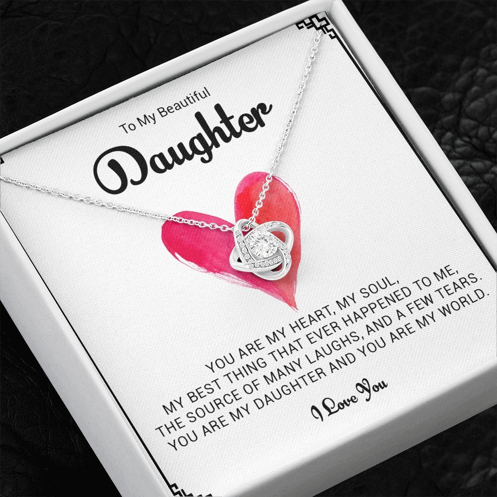 To My Daughter | You Are My World ❤️🌎 | Jewelry | C30011TG, C30011TR, lx-C30011, PB23-WOOD, PROD-1897901, PT-922, TNM-1, USER-43062 | TageUnlimited