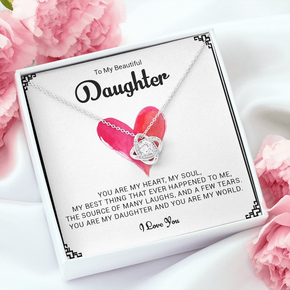 To My Daughter | You Are My World ❤️🌎 | Jewelry | C30011TG, C30011TR, lx-C30011, PB23-WOOD, PROD-1897901, PT-922, TNM-1, USER-43062 | TageUnlimited