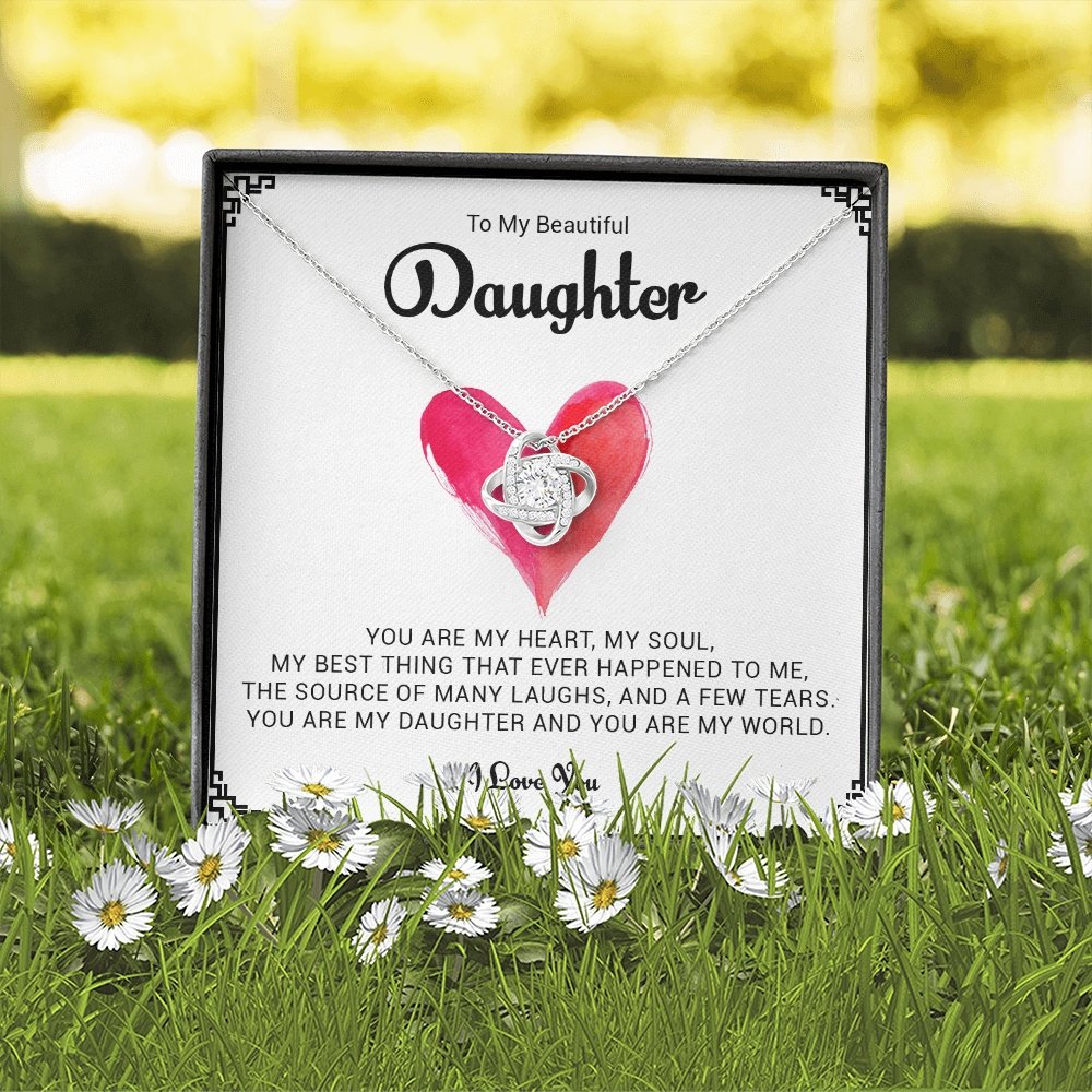 To My Daughter | You Are My World ❤️🌎 | Jewelry | C30011TG, C30011TR, lx-C30011, PB23-WOOD, PROD-1897901, PT-922, TNM-1, USER-43062 | TageUnlimited