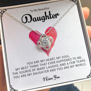 To My Daughter | You Are My World ❤️🌎 | Jewelry | C30011TG, C30011TR, lx-C30011, PB23-WOOD, PROD-1897901, PT-922, TNM-1, USER-43062 | TageUnlimited