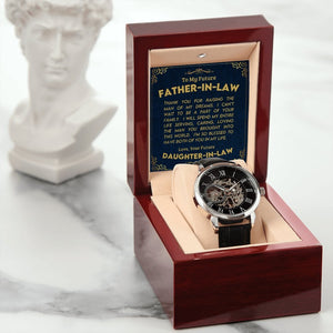 To My Future Father In Law | Openwork Watch Plus Message Card | Jewelry | TageUnlimited