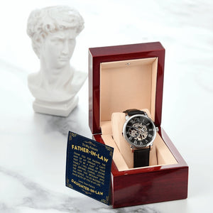 To My Future Father In Law | Openwork Watch Plus Message Card | Jewelry | TageUnlimited