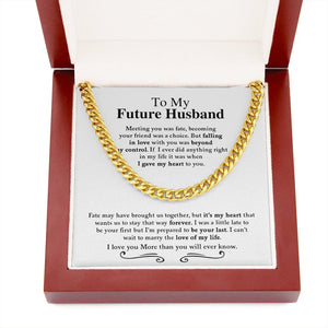 To My Future Husband | Love Of My Life ❤️‍🔥 | Jewelry | C30184T, C30184TG, lx-C30184, PB23-WOOD, PROD-1818141, PT-1772, USER-43062 | TageUnlimited