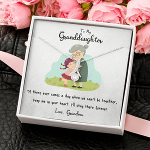 To My Granddaughter | Keep Me In Your Heart 💖💎 | Jewelry | C30084TG, C30084TR, lx-C30084, PB23-WOOD, PROD-1860112, PT-930, TNM-1, USER-43062 | TageUnlimited