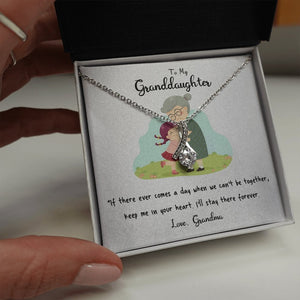 To My Granddaughter | Keep Me In Your Heart 💖💎 | Jewelry | C30084TG, C30084TR, lx-C30084, PB23-WOOD, PROD-1860112, PT-930, TNM-1, USER-43062 | TageUnlimited