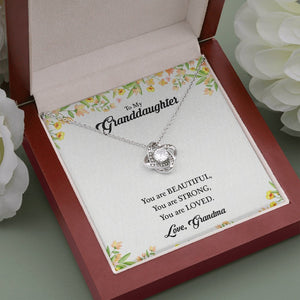 To My Granddaughter | You Are Beautiful 💖🎀 | Jewelry | C30011TG, C30011TR, lx-C30011, PB23-WOOD, PROD-1868757, PT-922, TNM-1, USER-43062 | TageUnlimited