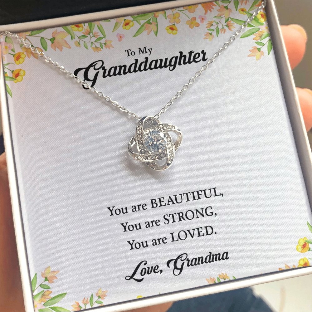 To My Granddaughter | You Are Beautiful 💖🎀 | Jewelry | C30011TG, C30011TR, lx-C30011, PB23-WOOD, PROD-1868757, PT-922, TNM-1, USER-43062 | TageUnlimited