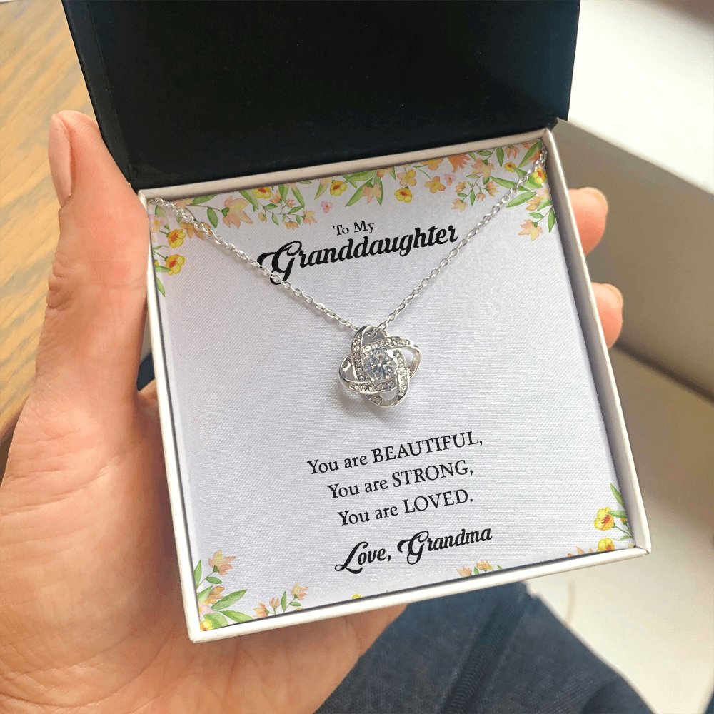 To My Granddaughter | You Are Beautiful 💖🎀 | Jewelry | C30011TG, C30011TR, lx-C30011, PB23-WOOD, PROD-1868757, PT-922, TNM-1, USER-43062 | TageUnlimited