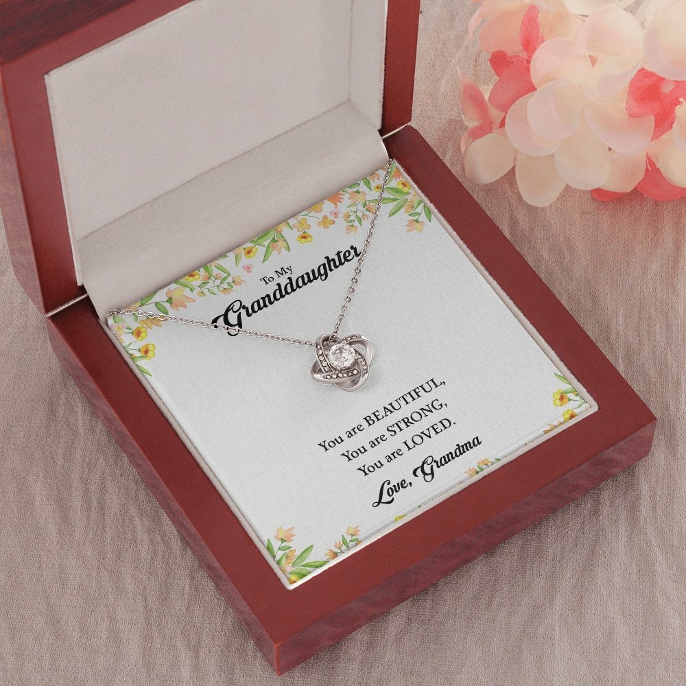 To My Granddaughter | You Are Beautiful 💖🎀 | Jewelry | C30011TG, C30011TR, lx-C30011, PB23-WOOD, PROD-1868757, PT-922, TNM-1, USER-43062 | TageUnlimited