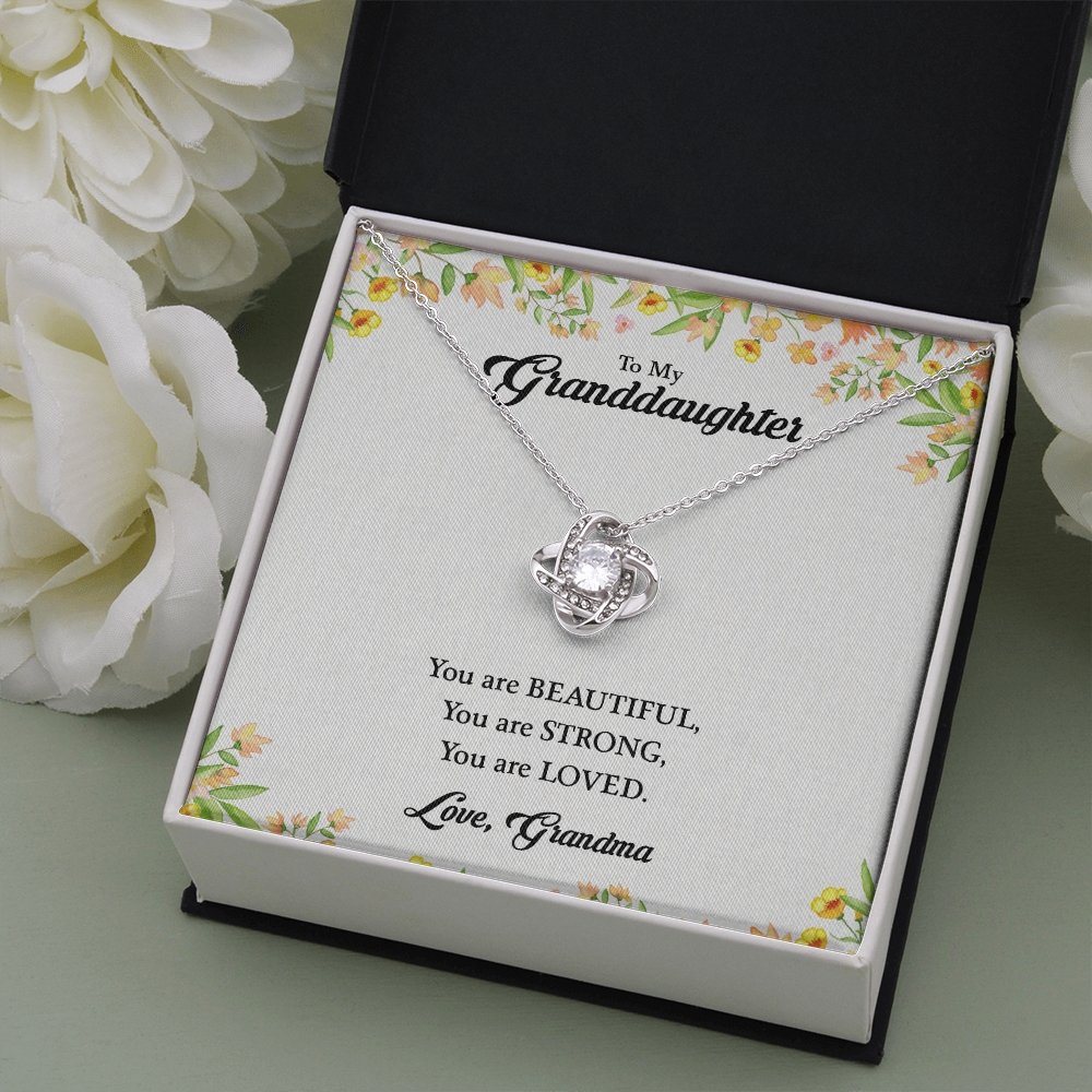 To My Granddaughter | You Are Beautiful 💖🎀 | Jewelry | C30011TG, C30011TR, lx-C30011, PB23-WOOD, PROD-1868757, PT-922, TNM-1, USER-43062 | TageUnlimited
