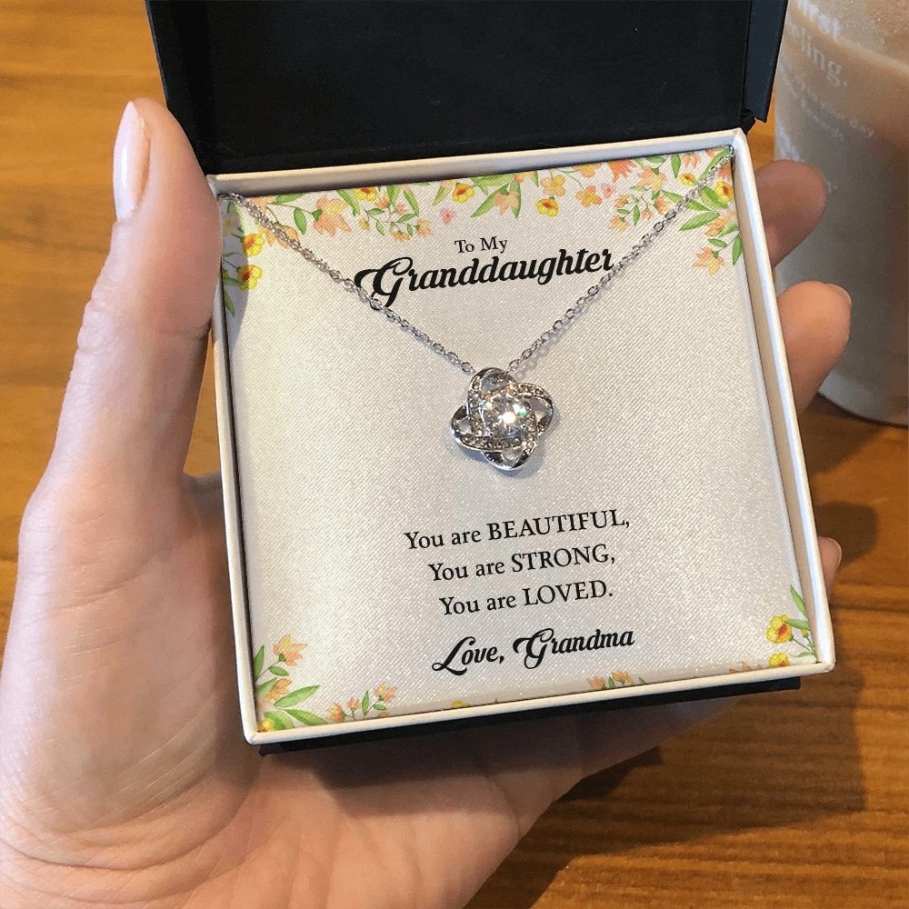 To My Granddaughter | You Are Beautiful 💖🎀 | Jewelry | C30011TG, C30011TR, lx-C30011, PB23-WOOD, PROD-1868757, PT-922, TNM-1, USER-43062 | TageUnlimited
