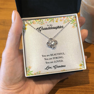 To My Granddaughter | You Are Beautiful 💖🎀 | Jewelry | C30011TG, C30011TR, lx-C30011, PB23-WOOD, PROD-1868757, PT-922, TNM-1, USER-43062 | TageUnlimited