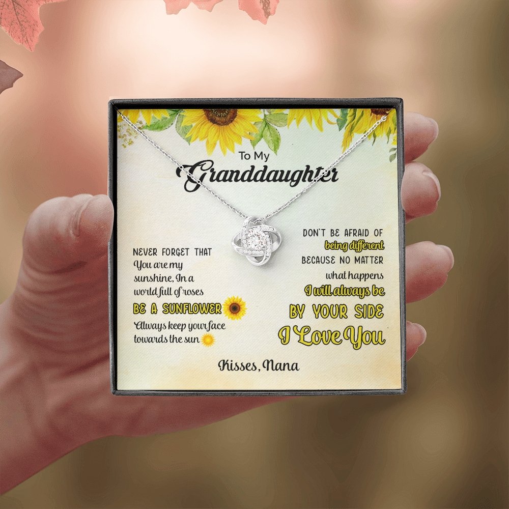 To My Granddaughter | You Are My Sunshine 💛🌻 | Jewelry | C30011TG, C30011TR, lx-C30011, PB23-WOOD, PROD-1871941, PT-922, TNM-1, USER-43062 | TageUnlimited