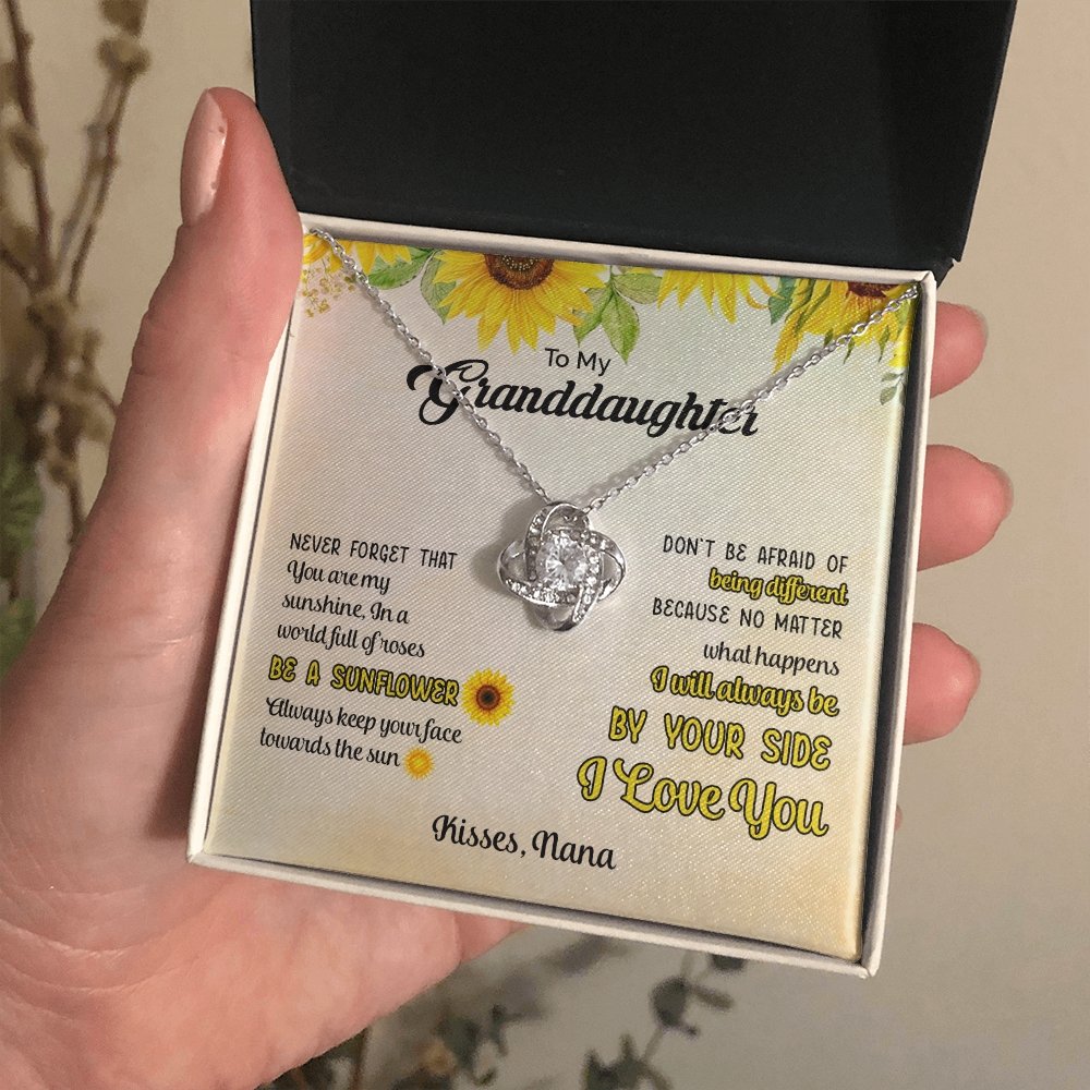 To My Granddaughter | You Are My Sunshine 💛🌻 | Jewelry | C30011TG, C30011TR, lx-C30011, PB23-WOOD, PROD-1871941, PT-922, TNM-1, USER-43062 | TageUnlimited
