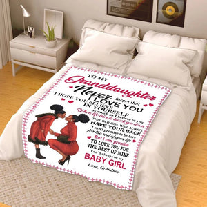 To My Granddaughter You'll Always Be My Baby Girl Blanket. | Blanket | TageUnlimited