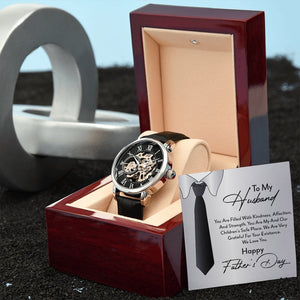 To My Husband Gift Watch | You Are Filled With Kindness | Father's Day | Jewelry | PB24-WOOD, PROD-2221908, PT-4320, USER-43062, W30044 | TageUnlimited