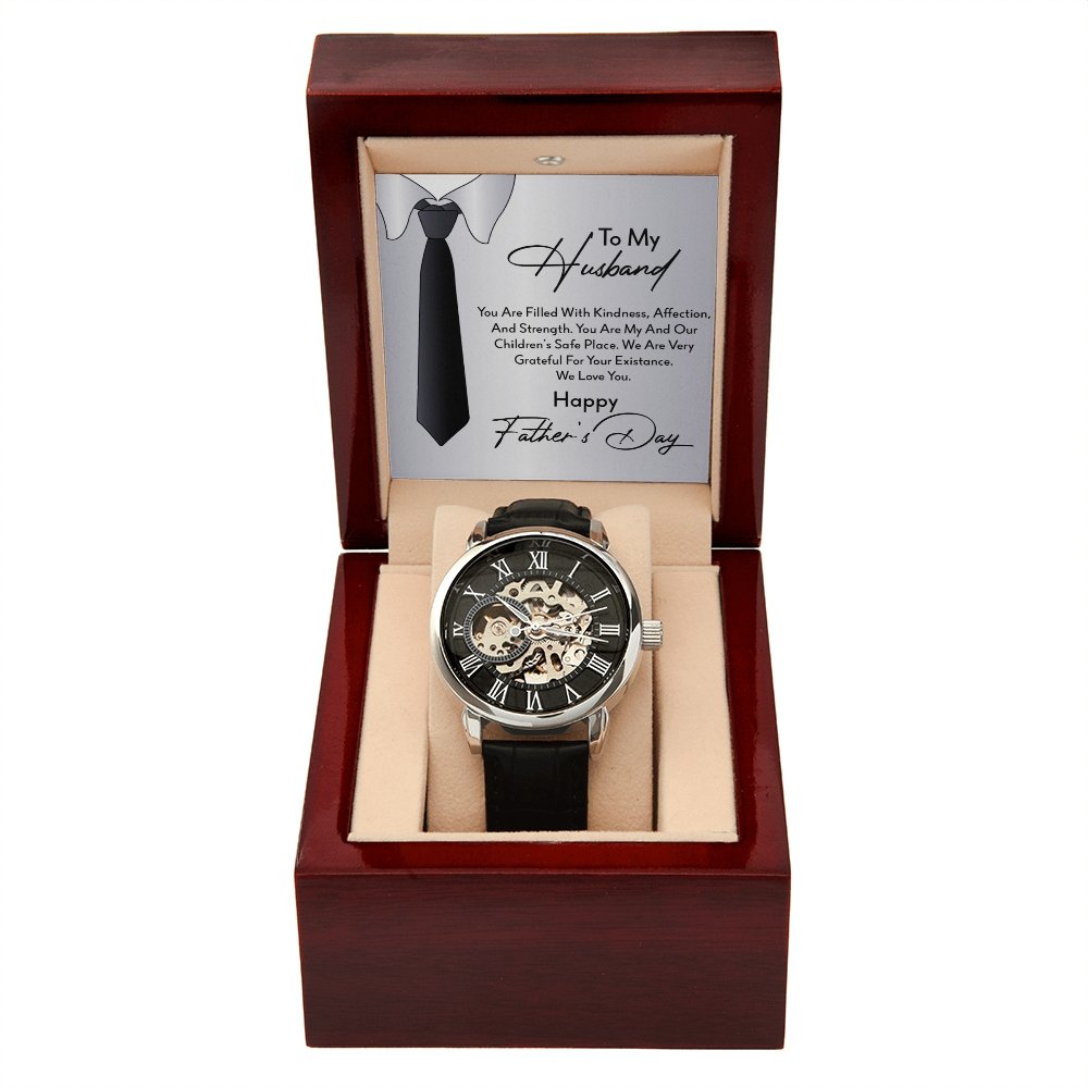 To My Husband Gift Watch | You Are Filled With Kindness | Father's Day | Jewelry | PB24-WOOD, PROD-2221908, PT-4320, USER-43062, W30044 | TageUnlimited