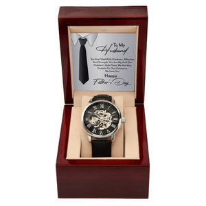 To My Husband Gift Watch | You Are Filled With Kindness | Father's Day | Jewelry | PB24-WOOD, PROD-2221908, PT-4320, USER-43062, W30044 | TageUnlimited