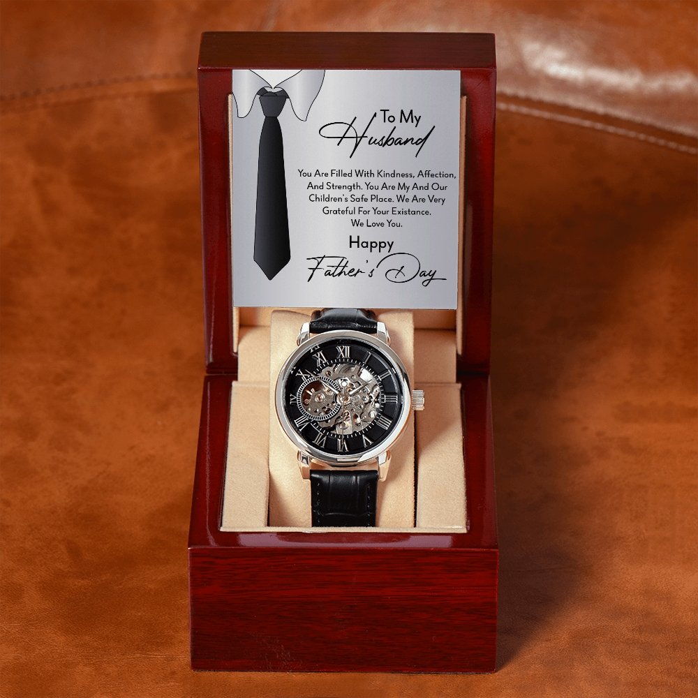 To My Husband Gift Watch | You Are Filled With Kindness | Father's Day | Jewelry | PB24-WOOD, PROD-2221908, PT-4320, USER-43062, W30044 | TageUnlimited