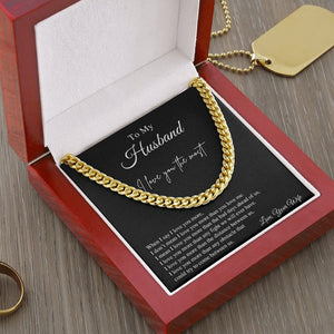 To My Husband | I Love You The Most ❤️🥰 | Jewelry | C30184T, C30184TG, lx-C30184, PB23-WOOD, PROD-1805590, PT-1772, USER-43062 | TageUnlimited