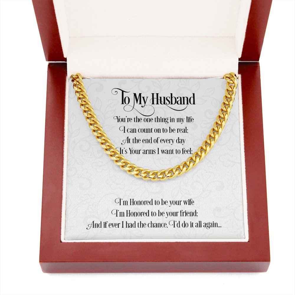 To My Husband | I'm Honored To Be Your Wife ❤️💖 | Jewelry | C30184T, C30184TG, lx-C30184, PB23-WOOD, PROD-1818807, PT-1772, USER-43062 | TageUnlimited