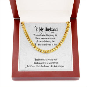 To My Husband | I'm Honored To Be Your Wife ❤️💖 | Jewelry | C30184T, C30184TG, lx-C30184, PB23-WOOD, PROD-1818807, PT-1772, USER-43062 | TageUnlimited